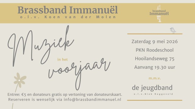 'Muziek in het voorjaar"