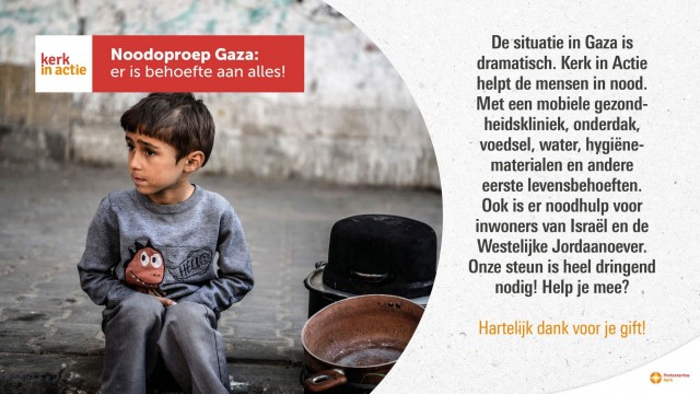 Kerk in Actie: Noodhulp Gaza 