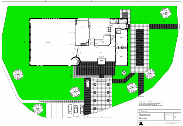 Conceptplan upgrading buitenterrein
