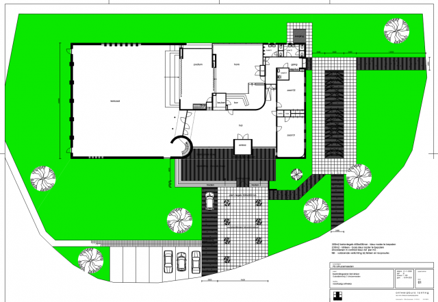 Conceptplan upgrading buitenterrein 