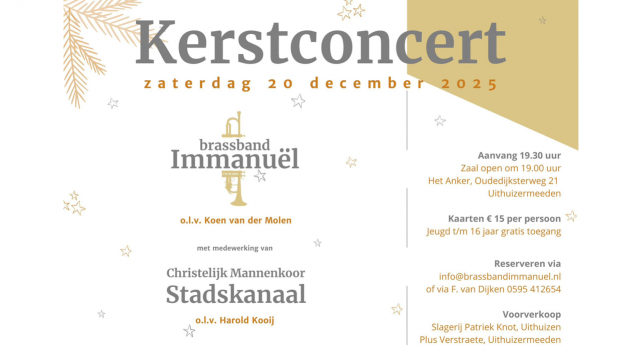 Kerstconcert Immanuël